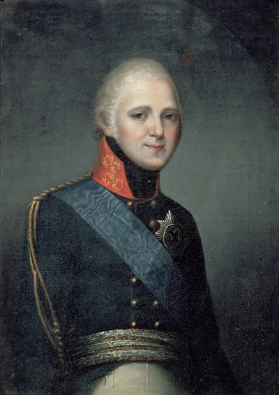 Porträt von Kaiser Alexander I. (1777-1825), 1804 von Franz Gerhard von Kugelgen